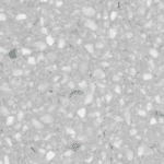 Szare płytki lastryko GRISCAL z nieregularnym wzorem terrazzo