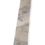 Geschliffen palisada z Travertins SILVER LATTE w formacie 100x20x6 cm – Produkt przedstawiony na białym tle.